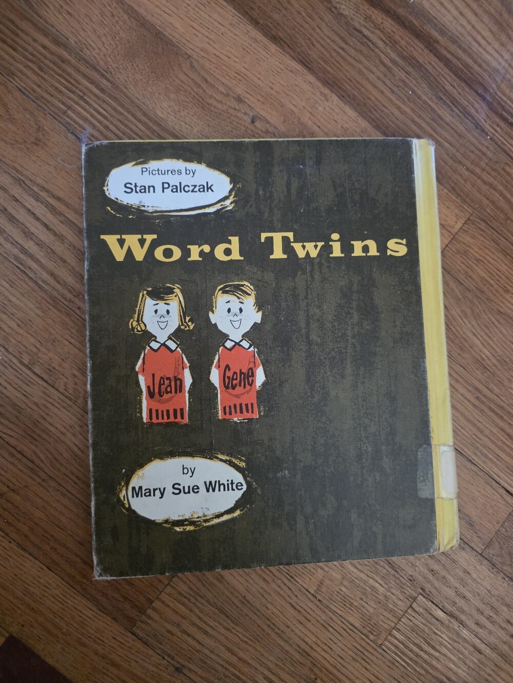 Word Twins By Mary Sue White Vintage Hardcover Book, Rare Children's Book